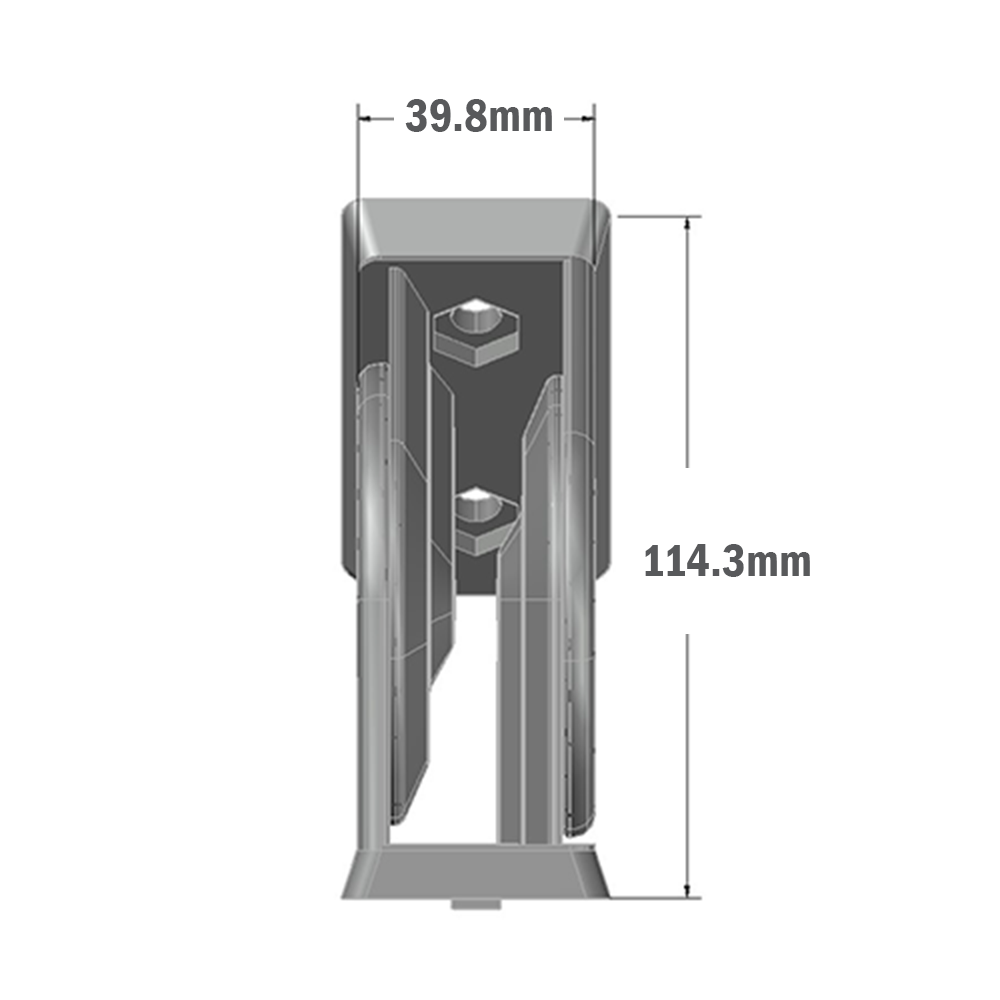 42-002-1 MODULAR SOLUTIONS PIVOT JOINT<br>45MM X 90MM PIVOT JOINT